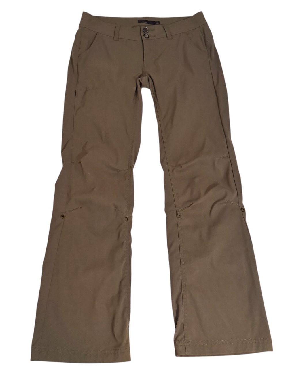 Prana Size 4 Green Convertible Halle Pants Hiking Outdoors Camping Pockets